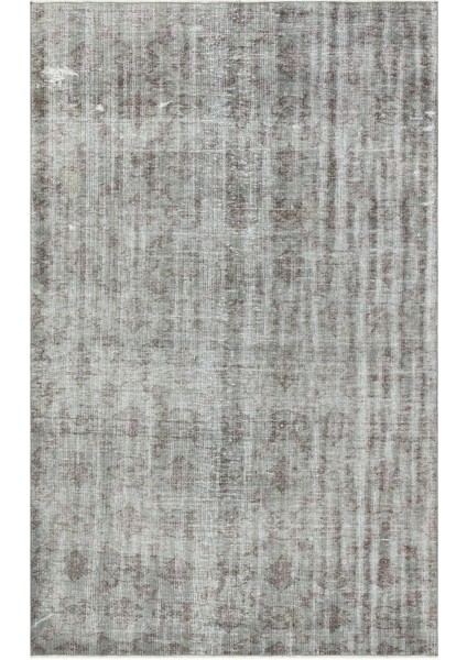 Atina Mavi Eskitme Yün Modern Desenli Yün Hav Toz Vermez Leke Tutmayan Salon Yolluk Mutfak El Dokuma Halı