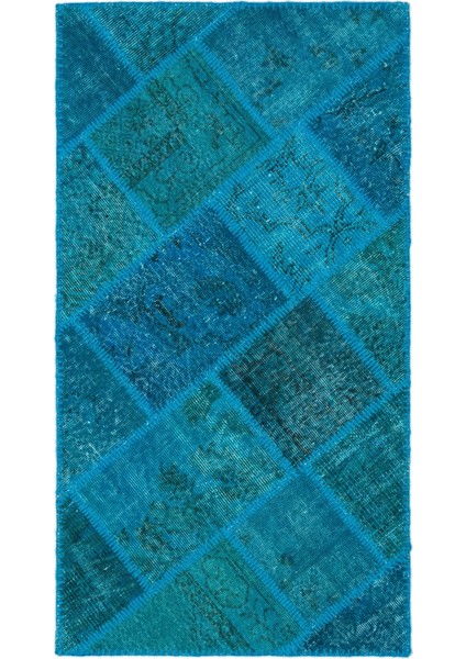 Iskece Siyah Eskitme Yün Modern Desenli Yün Hav Toz Vermez Leke Tutmayan Salon Yolluk Mutfak El Dokuma Halı