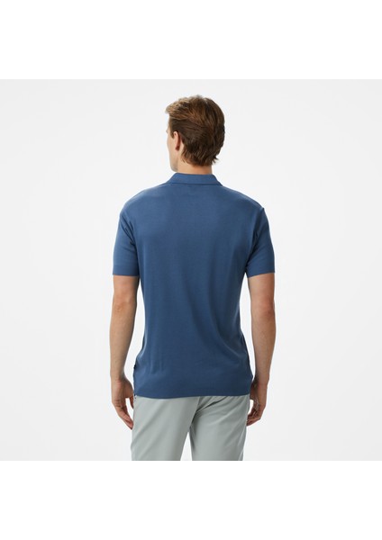 Erkek Mavi Classic Fit Polo K55329T.4AB fiyatları