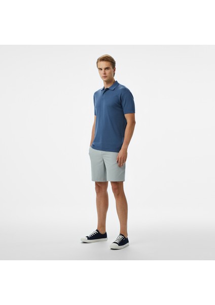 Erkek Mavi Classic Fit Polo K55329T.4AB modelleri