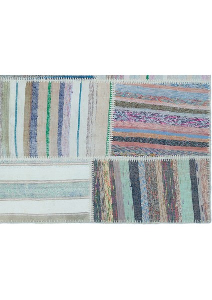 Iskece Bej Patchwork Yün Modern Desenli Yün Hav Toz Vermez Leke Tutmayan Salon Yolluk Mutfak El Dokuma Halı modelleri