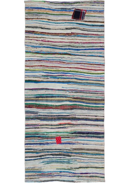 Iskece Bej Patchwork Yün Modern Desenli Yün Hav Toz Vermez Leke Tutmayan Salon Yolluk Mutfak El Dokuma Halı