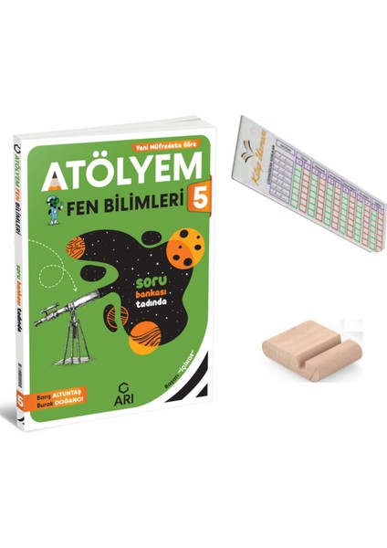 Arı 5. Sınıf Fen Bilimleri Atölyem - Fenito - 2025-2026 + Telefon Tutucu + Çözüm Ayracı