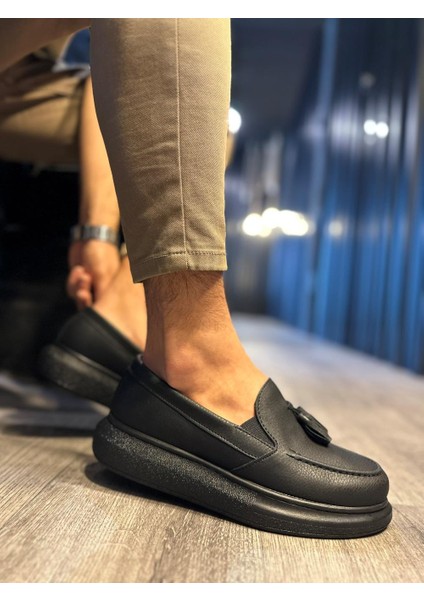Günlük Spor Klasik Ayakkabı 818 Siyah (Siyah Taban) modelleri