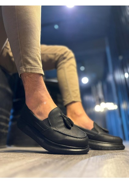 Günlük Spor Klasik Ayakkabı 818 Siyah (Siyah Taban) fırsatları