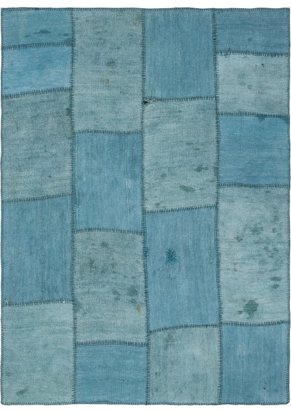 Iskece Bej Patchwork Yün Modern Desenli Yün Hav Toz Vermez Leke Tutmayan Salon Yolluk Mutfak El Dokuma Halı