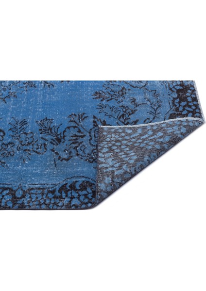 Mavi Göbekli Yün Modern Desenli Yün Hav Toz Vermez Leke Tutmayan Salon Yolluk Mutfak El Dokuma Halı fiyatları