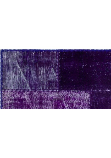Mor Patchwork Yün Modern Desenli Yün Hav Toz Vermez Leke Tutmayan Salon Yolluk Mutfak El Dokuma Halı indirimleri