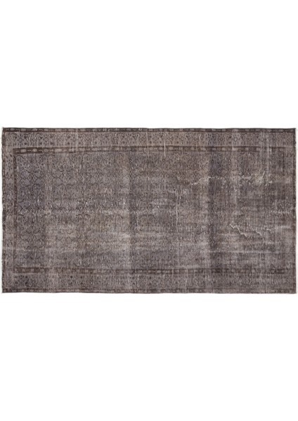 Kahverengi Eskitme Yün Modern Desenli Yün Hav Toz Vermez Leke Tutmayan Salon Yolluk Mutfak El Dokuma Halı