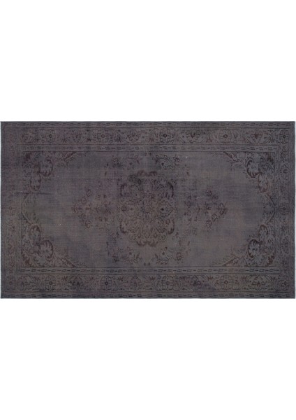 Gri Göbekli Yün Modern Desenli Yün Hav Toz Vermez Leke Tutmayan Salon Yolluk Mutfak El Dokuma Halı