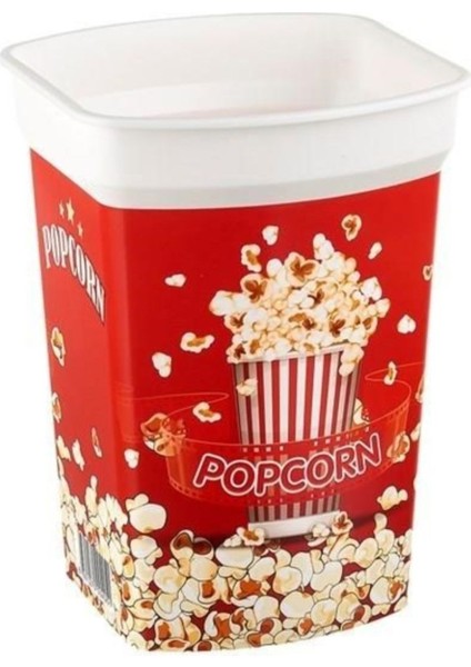 Plastik Patlamış Mısır Kabı 19X13 cm – Eğlencelik Atıştırmalık Kutusu fiyatları