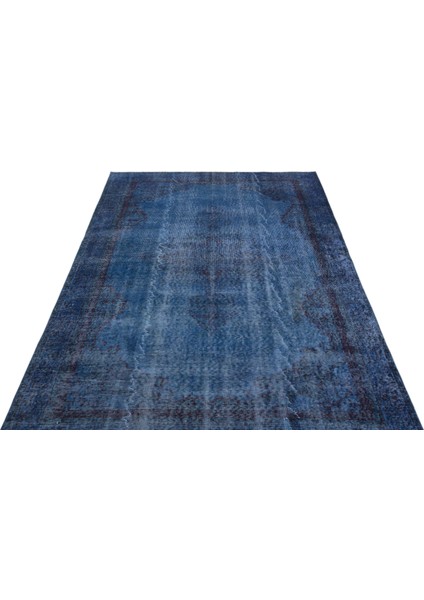 Mavi Eskitme Yün Modern Desenli Yün Hav Toz Vermez Leke Tutmayan Salon Yolluk Mutfak El Dokuma Halı modelleri