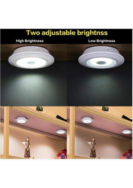 Uzaktan Kumandalı Yapışkanlı 3'lü LED Spot Lamba Pilli Spot Lamba fiyatları