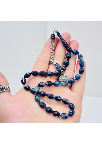 Çok Renkli Sıkma Ateş Kehribar Tesbih modelleri