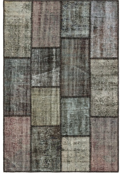 Atina Pembe Eskitme Yün Modern Desenli Yün Hav Toz Vermez Leke Tutmayan Salon Yolluk Mutfak El Dokuma Halı