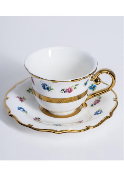 Royal Bliss 6 Kişilik 12 Parça Kahve Fincan Takımı