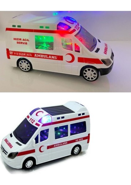 Oyuncak Ambulans Pilli,sesli ve Işıklı Ambulans 112 Acilküçükboy modelleri