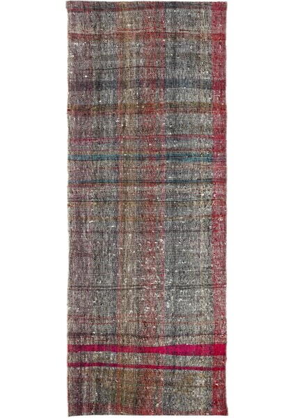 Girit Bej Çizgili Yün Modern Desenli Yün Hav Toz Vermez Leke Tutmayan Salon Yolluk Mutfak El Dokuma Halı