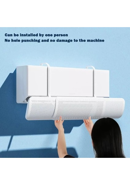 Split Klima Yönlendirici Klima Rüzgar Kalkanı Hava Çarpma Önleyici Evrensel Ayarlanabilir