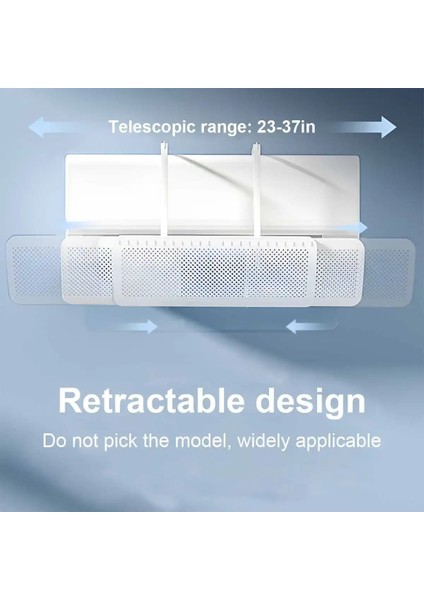 Split Klima Yönlendirici Klima Rüzgar Kalkanı Hava Çarpma Önleyici Evrensel Ayarlanabilir modelleri