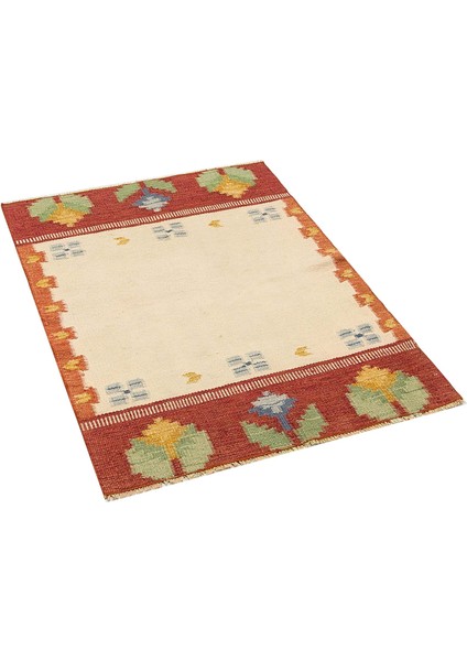 Bej Patchwork Etnik Modern Desenli Yün Hav Toz Vermez Leke Tutmayan Salon Yolluk Mutfak El Dokuma Halı modelleri