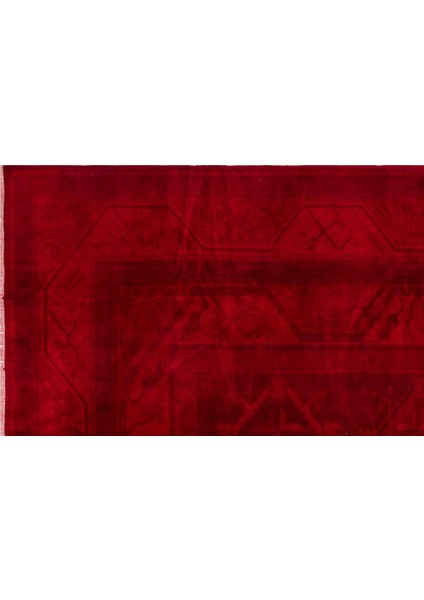 Vintage Bordo Geometrik Yün Modern Desenli Yün Hav Toz Vermez Leke Tutmayan Salon Yolluk Mutfak El Dokuma Halı fırsatları