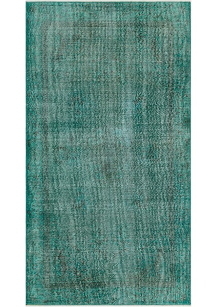 Teselya Mavi Patchwork Yün Modern Desenli Yün Hav Toz Vermez Leke Tutmayan Salon Yolluk Mutfak El Dokuma Halı