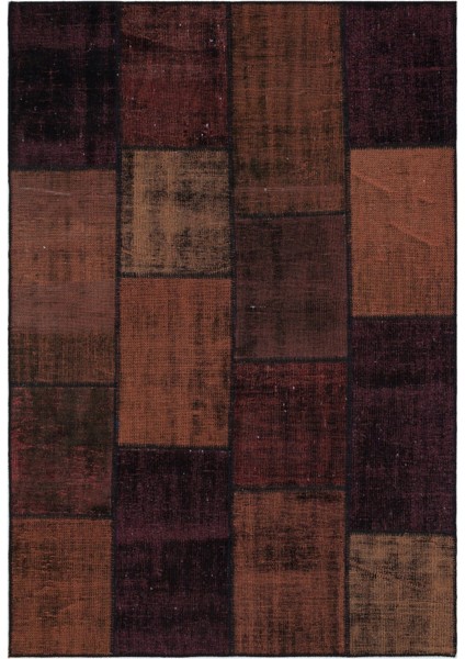 Iskece Siyah Eskitme Etnik Modern Desenli Yün Hav Toz Vermez Leke Tutmayan Salon Yolluk Mutfak El Dokuma Halı