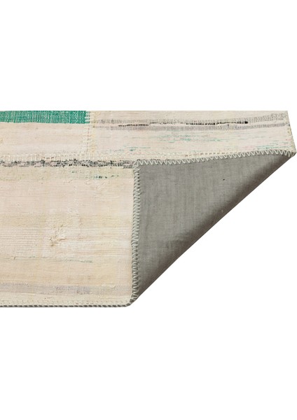 Iskece Bej Patchwork Yün Modern Desenli Yün Hav Toz Vermez Leke Tutmayan Salon Yolluk Mutfak El Dokuma Halı fiyatları