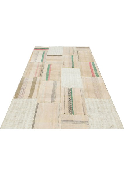 Iskece Bej Patchwork Yün Modern Desenli Yün Hav Toz Vermez Leke Tutmayan Salon Yolluk Mutfak El Dokuma Halı modelleri