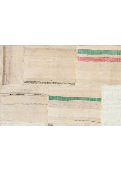 Iskece Bej Patchwork Yün Modern Desenli Yün Hav Toz Vermez Leke Tutmayan Salon Yolluk Mutfak El Dokuma Halı fırsatları