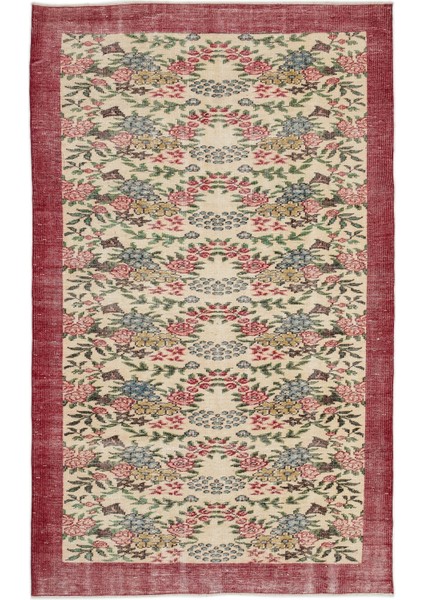 Atina Mavi Eskitme Yün Modern Desenli Yün Hav Toz Vermez Leke Tutmayan Salon Yolluk Mutfak El Dokuma Halı