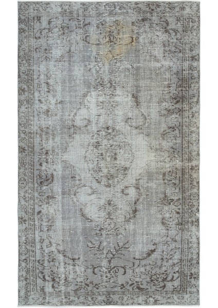 Atina Turkuaz Eskitme Yün Modern Desenli Yün Hav Toz Vermez Leke Tutmayan Salon Yolluk Mutfak El Dokuma Halı