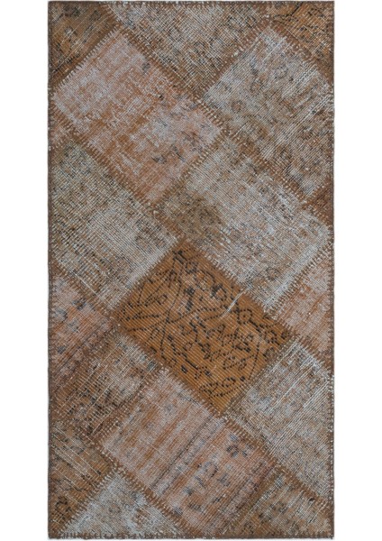 Kavala Kırmızı Göbekli Yün Modern Desenli Yün Hav Toz Vermez Leke Tutmayan Salon Yolluk Mutfak El Dokuma Halı