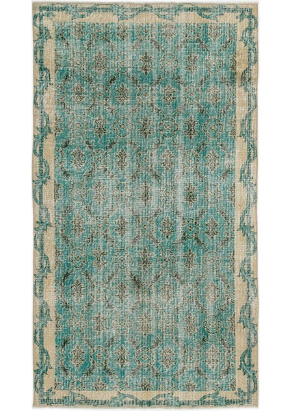 Iskece Bej Patchwork Yün Modern Desenli Yün Hav Toz Vermez Leke Tutmayan Salon Yolluk Mutfak El Dokuma Halı
