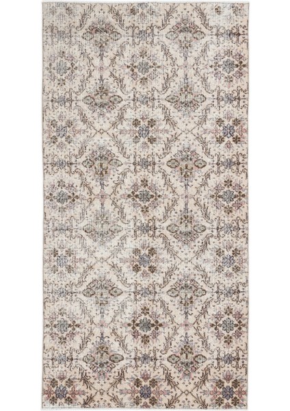 Teselya Gri Çizgili Yün Modern Desenli Yün Hav Toz Vermez Leke Tutmayan Salon Yolluk Mutfak El Dokuma Halı