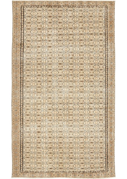 Iskece Kırmızı Eskitme Yün Modern Desenli Yün Hav Toz Vermez Leke Tutmayan Salon Yolluk Mutfak El Dokuma Halı