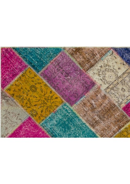 Iskece Bej Patchwork Etnik Modern Desenli Yün Hav Toz Vermez Leke Tutmayan Salon Yolluk Mutfak El Dokuma Halı fırsatları