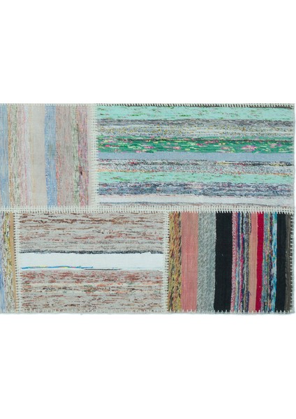 Iskece Bej Patchwork Yün Modern Desenli Yün Hav Toz Vermez Leke Tutmayan Salon Yolluk Mutfak El Dokuma Halı modelleri