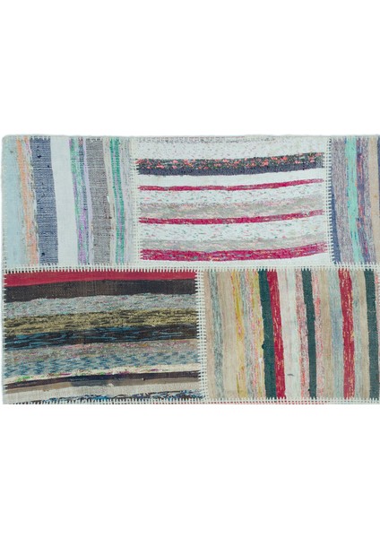 Iskece Bej Patchwork Yün Modern Desenli Yün Hav Toz Vermez Leke Tutmayan Salon Yolluk Mutfak El Dokuma Halı fırsatları