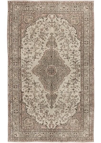 Atina Kahverengi Eskitme Yün Modern Desenli Yün Hav Toz Vermez Leke Tutmayan Salon Yolluk Mutfak El Dokuma Halı