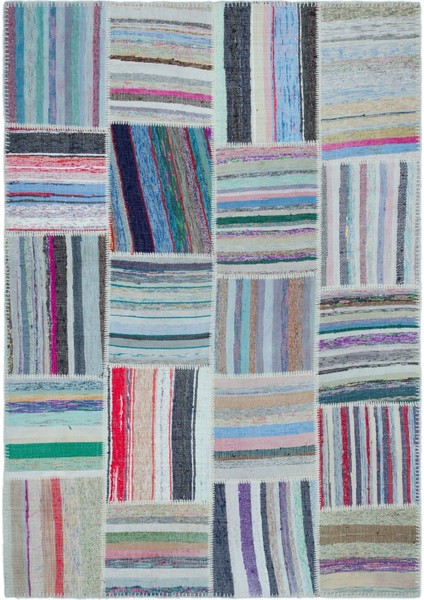 Atina Gri Eskitme Yün Modern Desenli Yün Hav Toz Vermez Leke Tutmayan Salon Yolluk Mutfak El Dokuma Halı