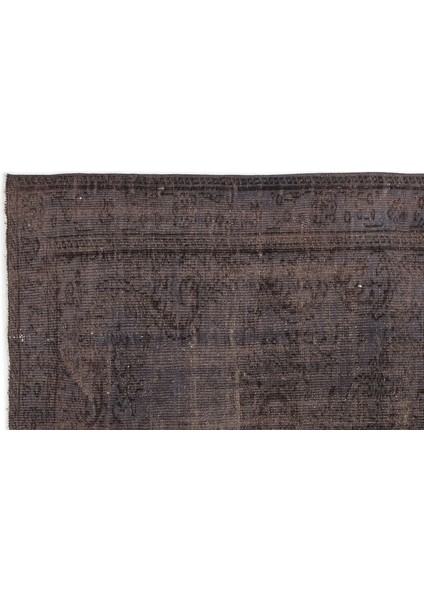 Kahverengi Çerçeveli Yün Modern Desenli Yün Hav Toz Vermez Leke Tutmayan Salon Yolluk Mutfak El Dokuma Halı indirimleri