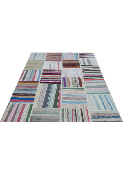 Atina Turkuaz Eskitme Yün Modern Desenli Yün Hav Toz Vermez Leke Tutmayan Salon Yolluk Mutfak El Dokuma Halı modelleri