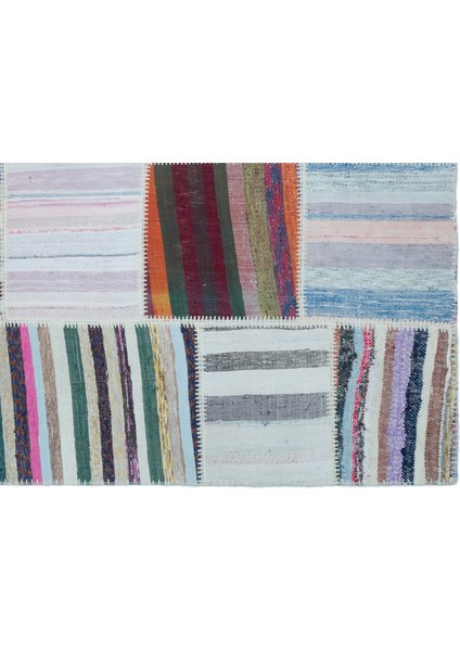 Atina Turkuaz Eskitme Yün Modern Desenli Yün Hav Toz Vermez Leke Tutmayan Salon Yolluk Mutfak El Dokuma Halı fırsatları