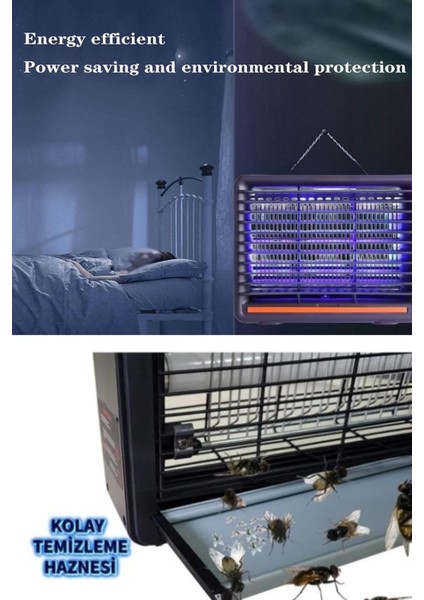 12 Wat Füme Kasa Uv Işıklı Elektrikli Sivrisinek Öldürücü Sineksavar Sinek Cız Makinesi EL12W fiyatları