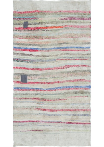 Iskece Bej Patchwork Yün Modern Desenli Yün Hav Toz Vermez Leke Tutmayan Salon Yolluk Mutfak El Dokuma Halı