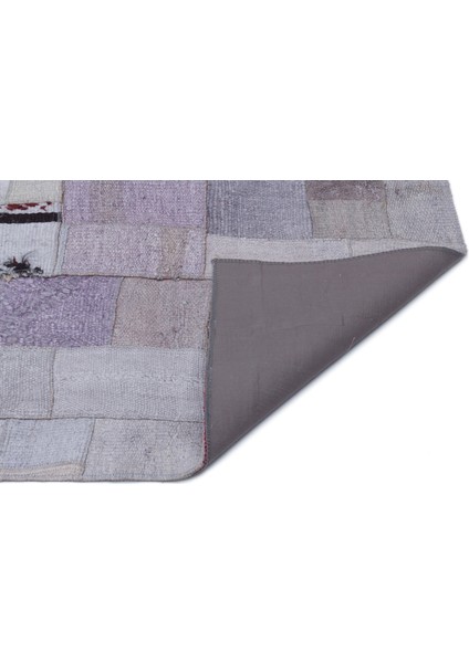 Teselya Mor Patchwork Etnik Modern Desenli Yün Hav Toz Vermez Leke Tutmayan Salon Yolluk Mutfak El Dokuma Halı fiyatları
