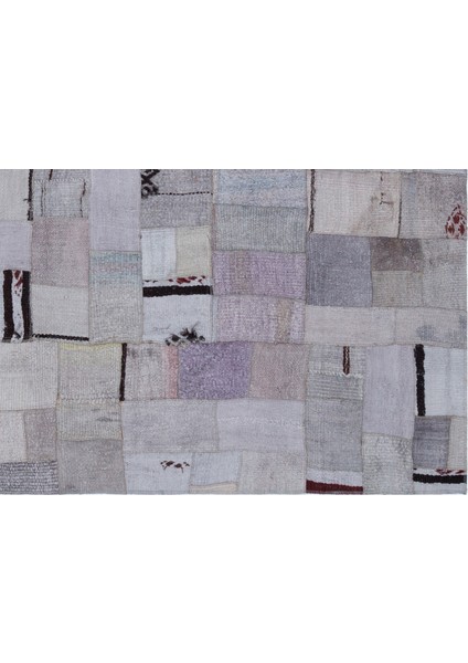 Teselya Mor Patchwork Etnik Modern Desenli Yün Hav Toz Vermez Leke Tutmayan Salon Yolluk Mutfak El Dokuma Halı fırsatları