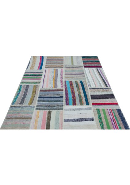 Teselya Bej Çizgili Etnik Modern Desenli Yün Hav Toz Vermez Leke Tutmayan Salon Yolluk Mutfak El Dokuma Halı fiyatları